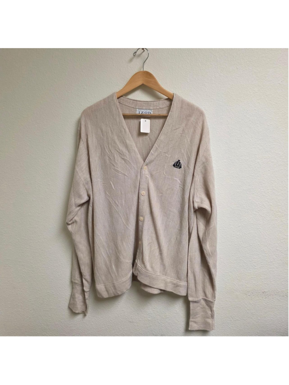 Vintage 70s Izod Lacoste Cardigan Sweater #preppy #classic